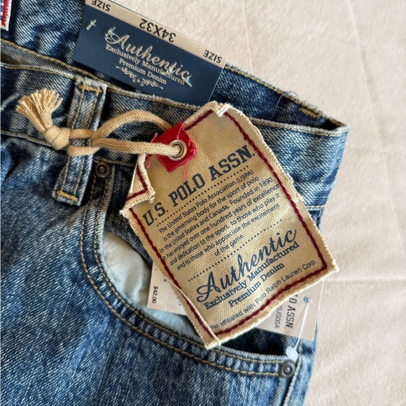 U.S. Polo Assn.1890 Men's Classic Denim Straight Jeans - Picture 6 of 6